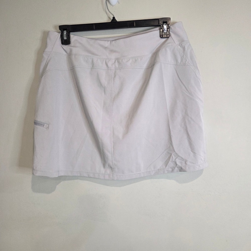 Orvis Women XL Gray Performance Golf Skort Hiking‎ Activewear Skirt Pockets XL